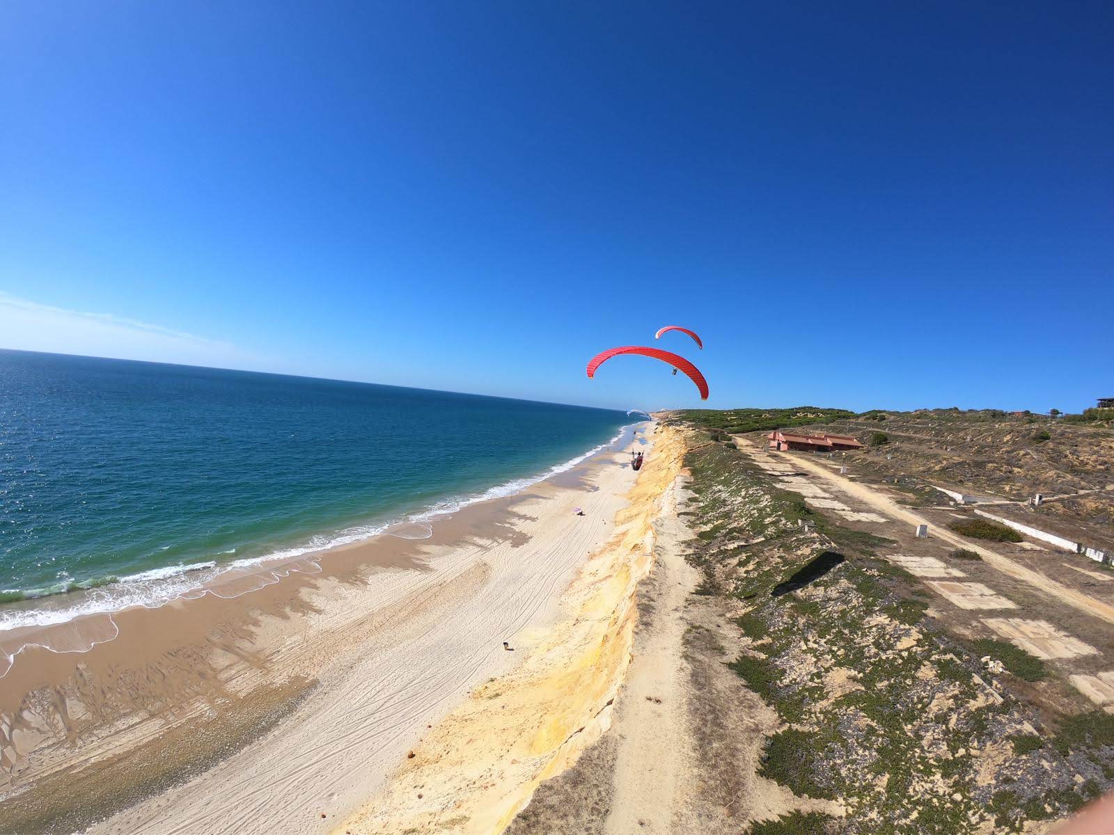 Parakiting area at Matalascañas in Huelva, Spain